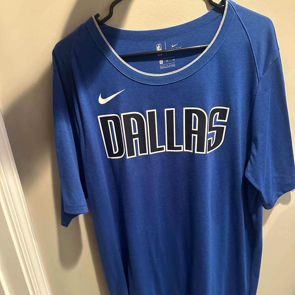 Nike Blue Dallas Mavericks Tee XL